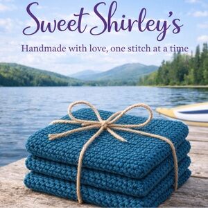 Bundle of 3 “Midnight Tide” Dish Cloths